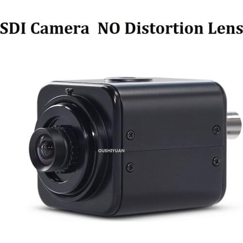CCTV Industrial HD SDI 2.0MP 1080P No Distortion 3.6mm Lens HD SDI Security Box Mini SDI Camera