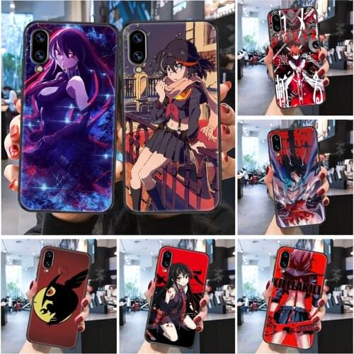 Akame ga KILL Anime la kill Phone case For Huawei P Mate P10 P20 P30 P40 10 20 Smart Z Pro Lite 2019 Frosted black art shell