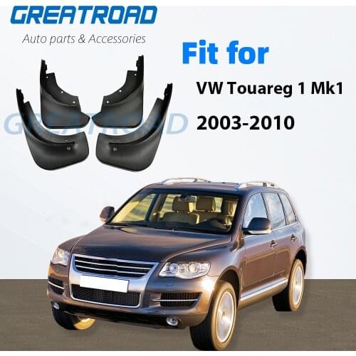 For VW Touareg 1 Mk1 2003 - 2010 Mudflaps Splash Guards Front Rear Mud Flap Flaps Mudguards Fender 2004 2005 2006 2007 2008 2009
