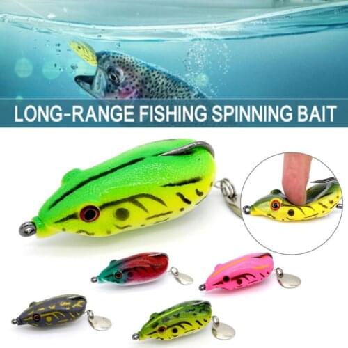 Bait Sequin Simulation Fake Bait Thunder Frog Road Sub-bait 14g Sequin Floating Black Fish Specialize In Killing New Single Hook