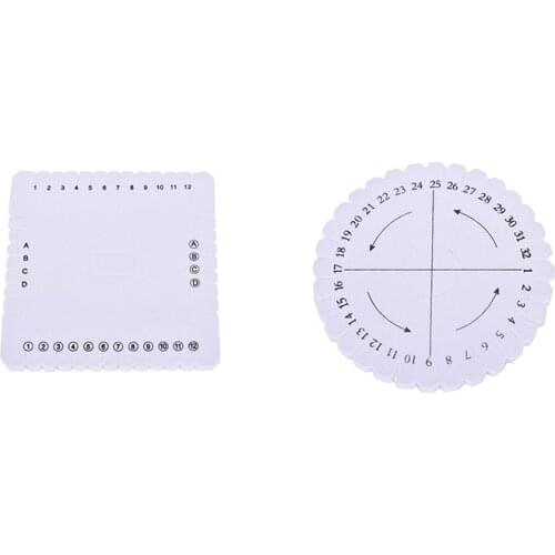 Round Beading Cord Disc Disk Braiding Plate DIY Braided 100mm x 8mm