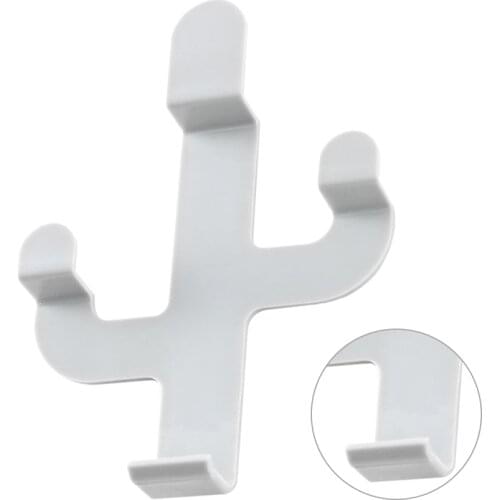 Storage Hook Sticking Kitchen Organizer Cactus-shaped Hanging Hook for Kitchen Bathroom