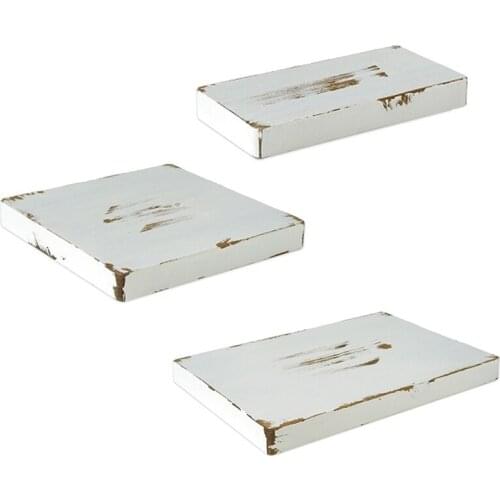 HOT-Wood Board Vintage Style Dessert Tray Cake Table Decoration Makeup Jewelry Coffee Coaster Cup Mat