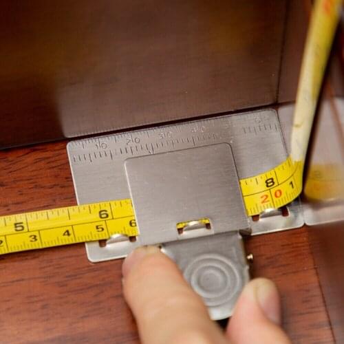 Metal Measuring Tape Clip Holder Precise And Clear Measuring Tool Woodworking Accessories Wood Measure Locate Tools Manual DIY