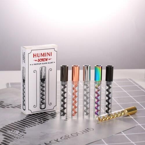 Newest Spiral orbit Glass Smoking Pipe Tube Twisty Smoke tip nozzle cigarette holder Cigarette device Tobacco Accessorie