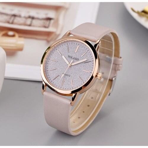 2019 New Luxury Brand Leather Quartz Womens Watches Ladies Fashion Watch Women Wristwatches Clock Relogio Feminino Masculino