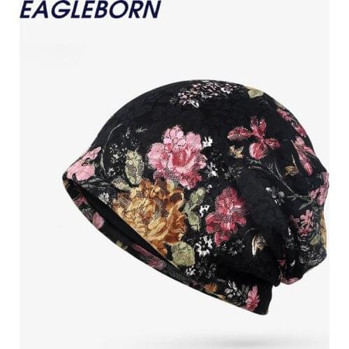 2020 Brand EAGLEBORN New Casual Women Hat Ladies Knitted Spring Autumn Cap Womens Skullies Fashion Beanies bone gorro feminino