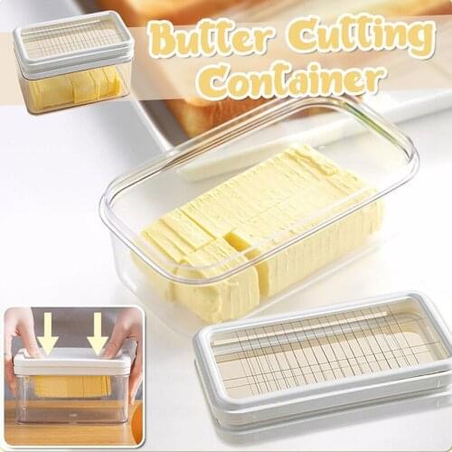 New Butter Cutter Container Safe and Easy Cutting Dust-Proof Anti-Cross Smell Butter Storage Box For Home