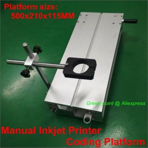 Manual Proofing Mobile Platform Spraying Code Proofing Platform customized Ink Jet Printer Coding Conveyor Sampling Platform