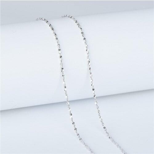 GN20 925 Sterling Silver Chain Necklace Gypsophila Chain Sterling Silver Jewelry Accessories