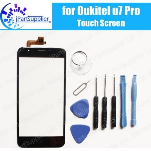 Oukitel u7 Pro Touch Screen Panel 100% Guarantee Original Glass Panel Touch Screen Glass Replacement For Oukitel u7 Pro + Tools
