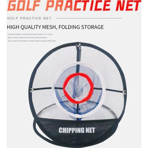 PGM direct supply Golf three layer cutting net practice net folding convenient indoor golf practice net