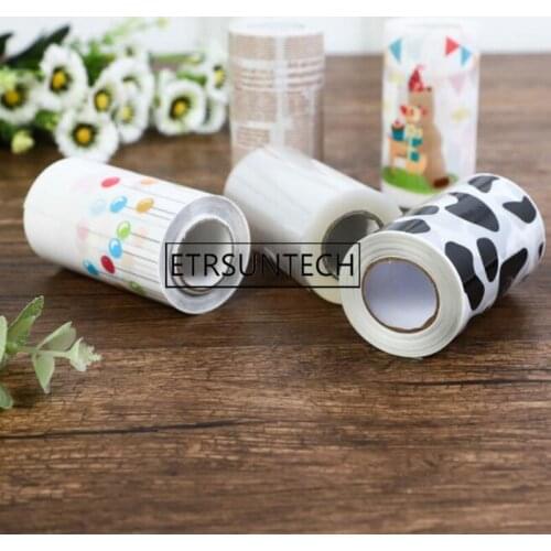 50pcs Plastic Mousse Surrounding Edge Wrapping Tape Baking Cake Collar DIY Fondant Decorating Tools