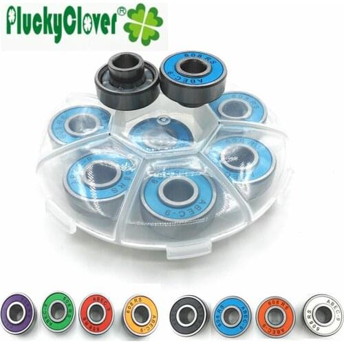 Skateboard Bearing 608rs Abec9 Integrated spacer Longboard Bearing 608 Dance Board Double Rocker Fish board Skateboard Bearings