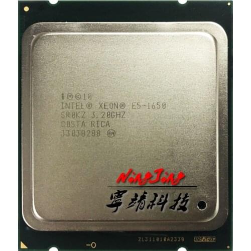 Intel Xeon E5-1650 E5 1650 3.2 GHz Six-Core Twelve-Thread CPU Processor 12M 130W LGA 2011