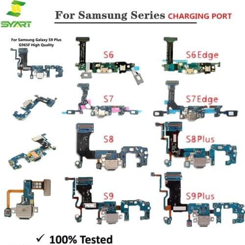 Charging Port Microphone Dock Connector Replacement Flex cable For Samsung Galaxy S20+ S9+ S8 S7 edge S6 Charger port FLEX CALBE