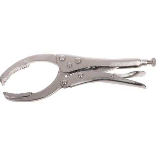 Steel 45# 10inch Adjustable Oil Filter Wrench Plier Spanner Removal Tool For Car Vehicle Repair Locking Grip