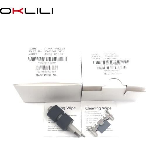 1 X PA03541-0001 PA03541-0002 Consumable Pick Roller Pickup Separation Pad Assembly for Fujitsu ScanSnap S300 S300M S1300 S1300i