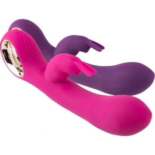 10 Speeds Charging G Spot Rabbit Vibtrator Vagina Massager Clitoris Stimulation Heating Vibrator Sex Toys Masturbation for Women