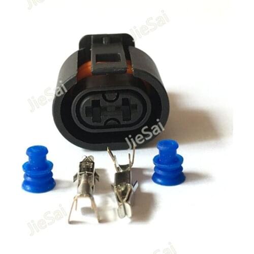 2 Pin Automotive Connector Waterproof Female Plug For VW Audi 6N0 927 997 / 357 973 202