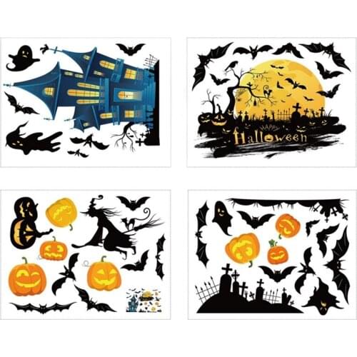 4 Pieces Of 3D Design Window Stickers With Various Patterns Can Be Inlaid With Art Decoration And Home Decoration Wall Stickers