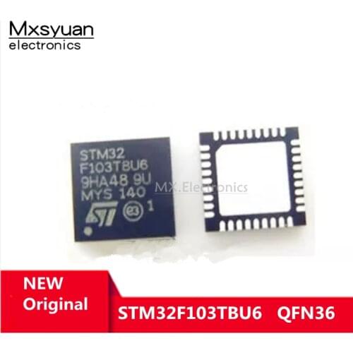 10PCS/LOT STM32F103TBU6 STM32F103 F103TBU6 QFN36 NEW