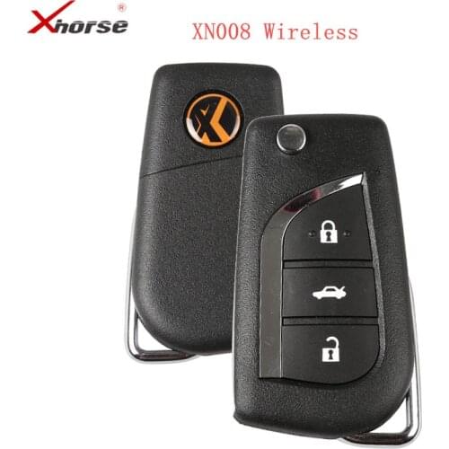 XHORSE XN008 English Wireless Universal Remote Key 3 Buttons With NXP Chip for VVDI Key Tool and VVDI2 10pcs/lot