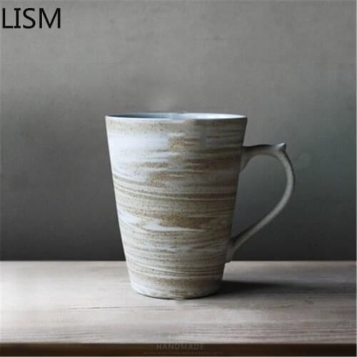 Big White Coffee Mug Creative Art Supplies China Tea Water Cups Simple Handmade Simple Milk Mug Personalized Tazas De Cafe Gifts