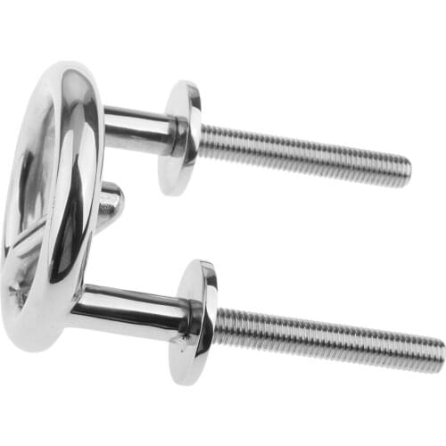 Stainless Steel Boat Water Ski Tow Hook Eye Transom Mount 3' Ring Hitch Hook Water Ski Boat Marine Hardware Accessory