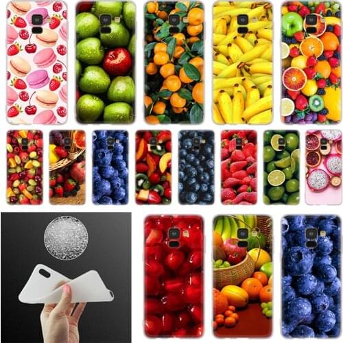 Fruit Phone Case For Samsung Galaxy A10 A20 A30 A40 A50 A60 A70 A6 A8 Plus A7 A9 2018 A3 A5 2017 Soft Cover Coque