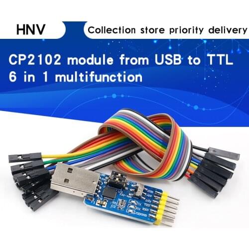 CP2102 USB-UART 6-in-1 Multifunctional(USB-TTL/RS485/232,TTL-RS232/485,232 to 485) Serial Adapter for Arduino