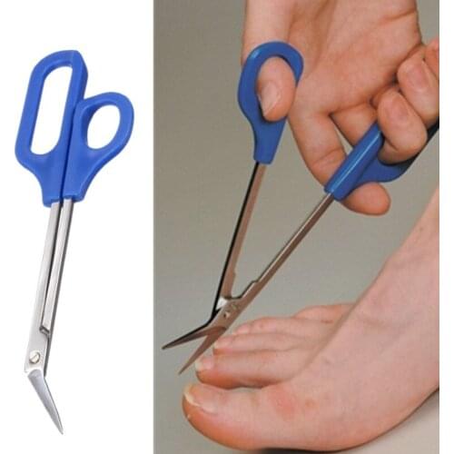 Long Reach Easy Grip For Disabled Manicure Pedicure Trim Chiropody Clipper Toenail Scissor