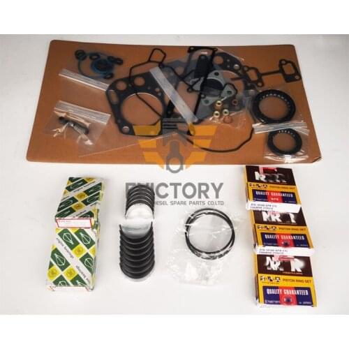 For yanmar 3TNV76 overhaul rebuild kit piston ring + bearing + gasket kit