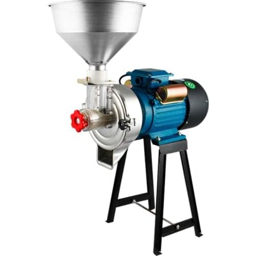 Commercial Grain Grinding Machine Stainless Steel Head Soymilk Miller Rice Milk Machine Tofu Grinder Machine Household 2200W Hot