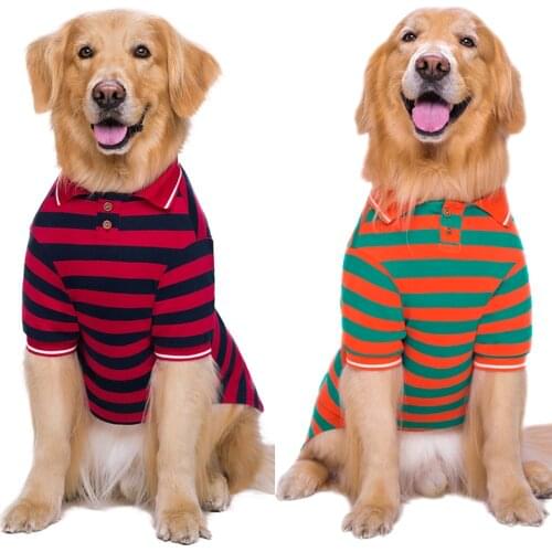 Summer Big Dog Clothes Large Dog Clothing Shirt Coat Corgi Samoyed Husky Labrador Border Collie Golden Retriever Costume Outfit