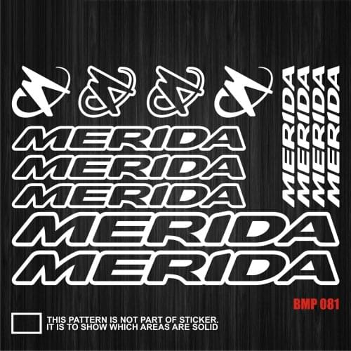 Bicycle frame stickers road bike mountain bike MTB Track bike TT bike fat bike decal reflective stickers for MER1DA stickers