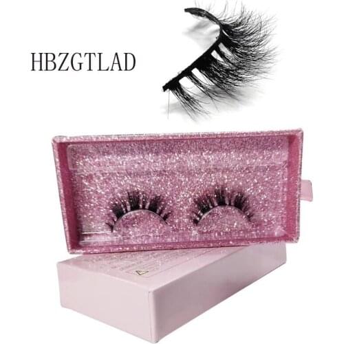 NEW 1pair Mink False Eyelashes Messy Cross Soft Cotton Stalk Natural Short Fake Eyelashes Smoke Banquet Makeup Mink Eye Lashes