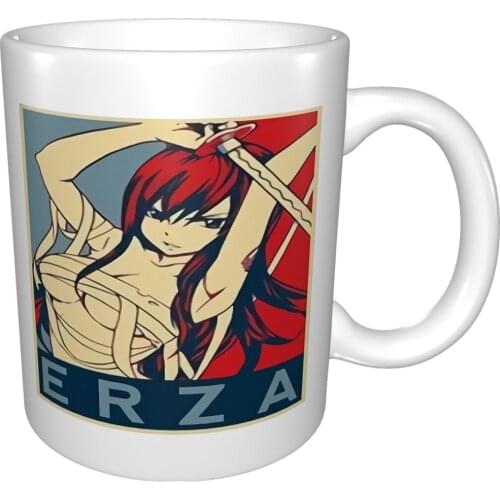 2021 New Fashion Fairy Tail Erza Scarlet Mug Coffee Cup Coffee Mug Thermo Mug Coffe