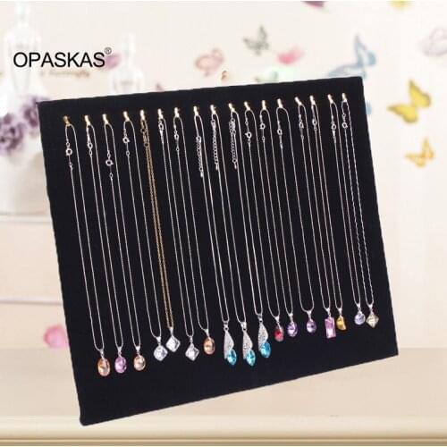 17 Hooks Jewelry Organizer Display Jewelry Box High Capacity Stand Necklace Dangling Pendant Chain Rack Storage Jewelry Hooks