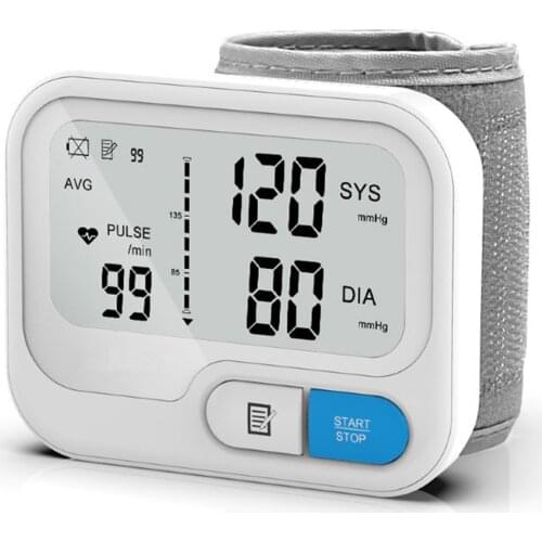 Portable Digital Upper Arm Blood Pressure Monitor measurement tool Tonometer LCD digital sphygmomanometer Heart Rate Monitor