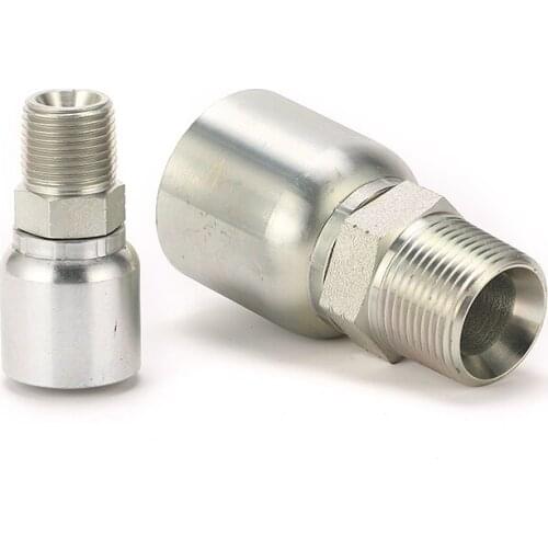 15611-12-12PKAST male npt straight hydraulic one piece hose fitting