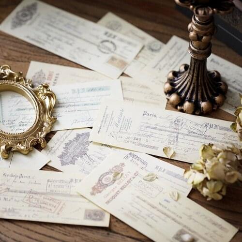 Handwriting English Papers Photography Props Retro Style Photo Studio Background Paper Jewelry Shooting Decoration Items