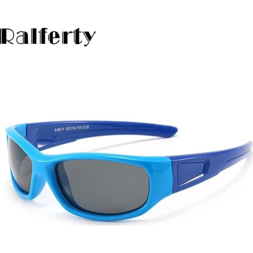 Ralferty Quality Polarized Baby Boys Sunglasses Girls Kids Sport Sun Glasses Flexible Soft Unbreakable Frame Outdoor Shades K800