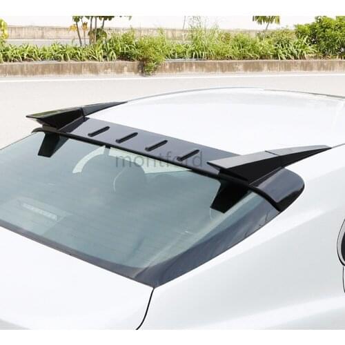 SHCHCG For Toyota Camry Spoiler 2018 ABS Plastic Material Black Color Rear Boot Trunk Wing Rear Roof Spoiler Car Accessories