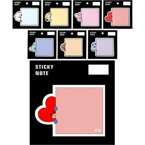 New Cute Cartoons Memo Pads Sticky Notes Stickers Pads For Kids Stationery gift Students Planner Stickers Office School Supplies