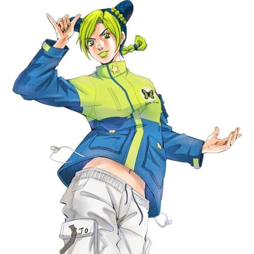 Cosplay Jojo Windbreaker Xu Lun Jacket Jolyne Cujoh Hoodie Sea of Stones Animation Surrounding Empty Strip Chengtaro Tooling