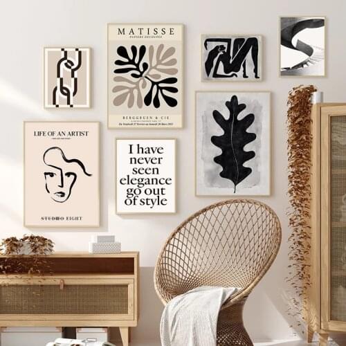 Vintage Wall Art Matisse Picasso Abstract Poster Print Canvas Painting Modern Gallery Decoration Home Pictures Living Room Decor