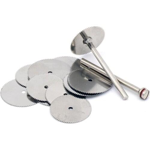 10pcs/set Woodworking Saw Blades Circular Wood Carving Disc Rotary Thin Acrylic Plastic Cutting Power Tool Accessories