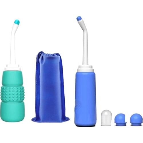 2 Set Handheld Washing Pregnant Sprayer Bidet Long Nozzle Baby Large Capacity Toilet Personal Cleaner, 500ML & 350ML