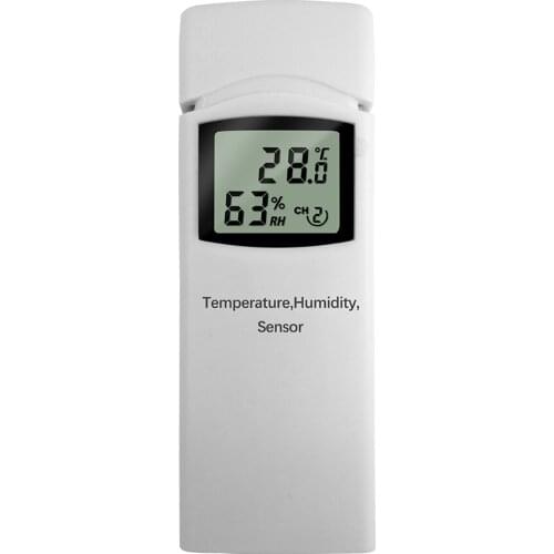 3 Channel Weather Station Outdoor Wireless Sensor Digital Hygrometer Thermometer Accessory Match for 2810 2800U Indoor Receiver